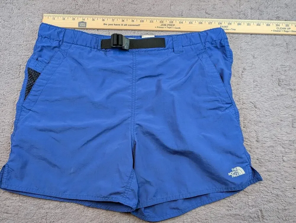 Men's The North Face Belted, Mesh-lined Outdoor Shorts, Royal Blue - Size M
